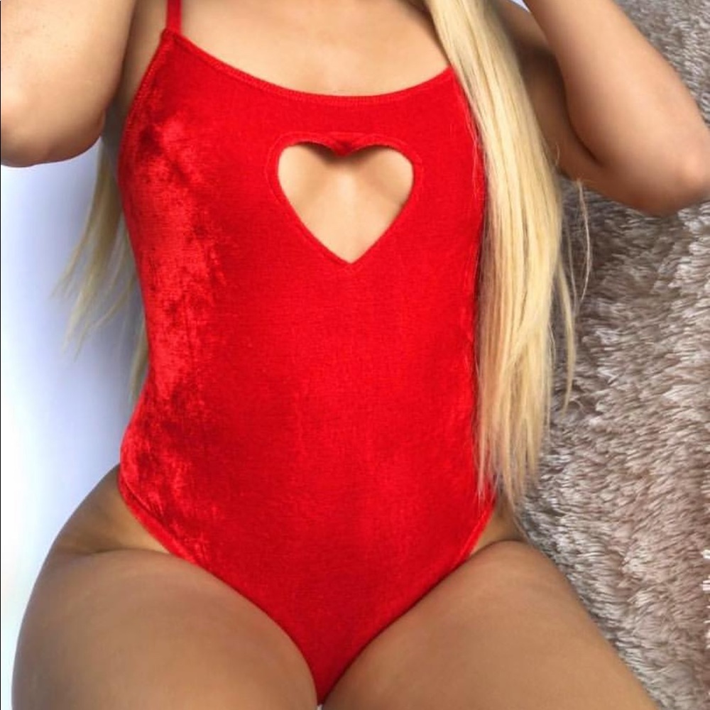 Heart Cutout bodysuit